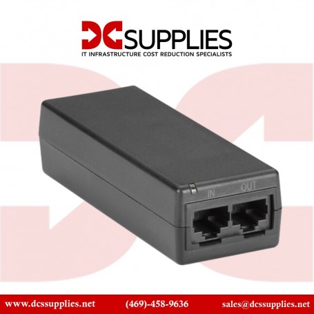 Black Box LPJ000A-F-R3 PoE Gigabit Ethernet Injector PoE injector 15.4 Watt (LPJ000A-F-R3)