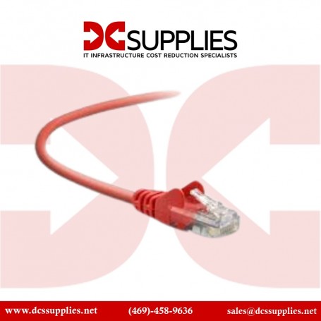 Belkin A3L791-06-RED CAT 5e RJ45 Patch Cable Red 6-Ft (A3L791-06-RED)