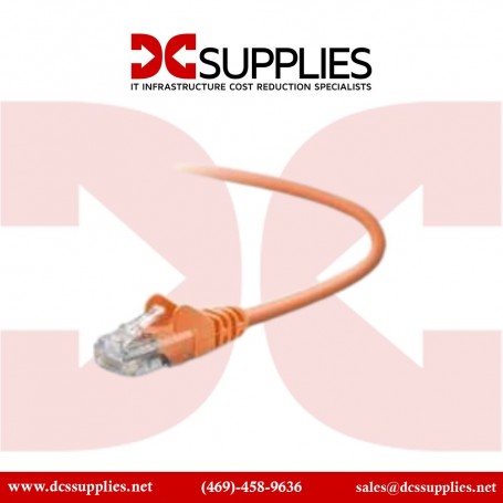 Belkin A3L791-25-ORG CAT 5e RJ45 Patch Cable 25-Ft Orange (A3L791-25-ORG)