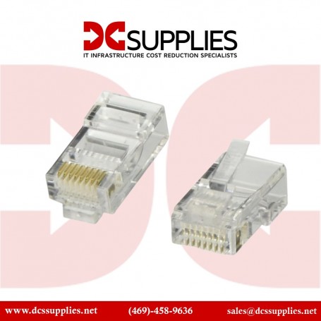 Belkin R6G088-R-50 RJ45 Plug for Round Cable 50-Pack (R6G088-R-50)