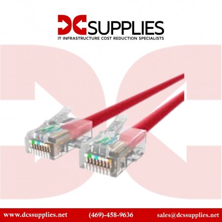 Belkin A3L791-04-RED CAT 5e RJ45 Patch Cable 4-Ft Red (A3L791-04-RED)