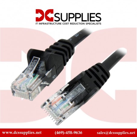 Belkin A3L791-08-BLK-S Patch Cable  RJ-45 (M) RJ-45 (M) 8 Ft ( Cat 5E ) Black (A3L791-08-BLK-S)