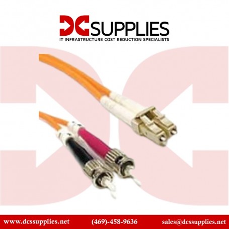 Belkin F2F202L0-02M 2-Meter Multimode Duplex ST-LC Fiber Patch Cable (F2F202L0-02M)