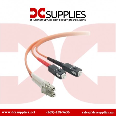 Belkin F2F202L0-02M 2-Meter Multimode Duplex ST-LC Fiber Patch Cable (F2F202L0-02M)