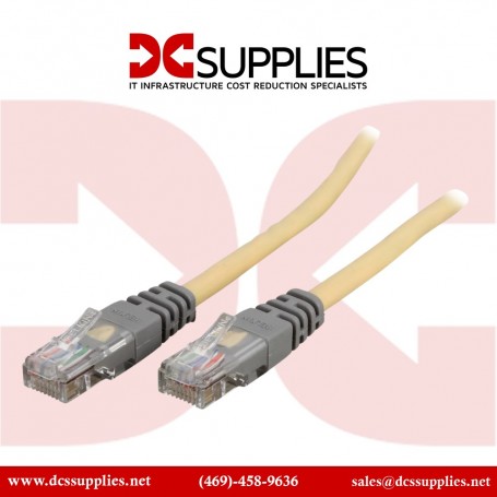 Belkin A3X126-03-YLW-M RJ45 CAT 5e UTP Crossover Cable 3-Ft Yellow Molded Connector (A3X126-03-YLW-M)