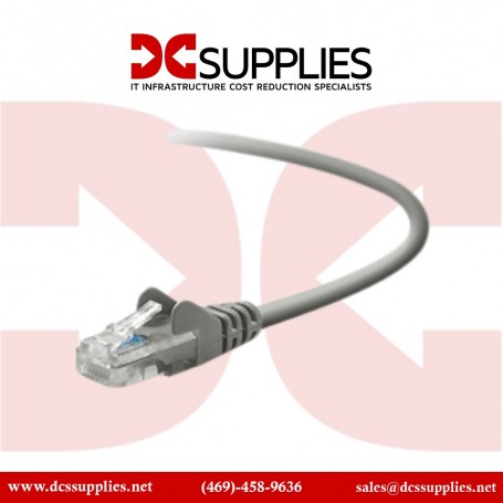 Belkin A3L791-20-S RJ45 CAT5e Patch Cable, Snagless Molded 20ft. 6m Grey networking cable (A3L791-20-S)