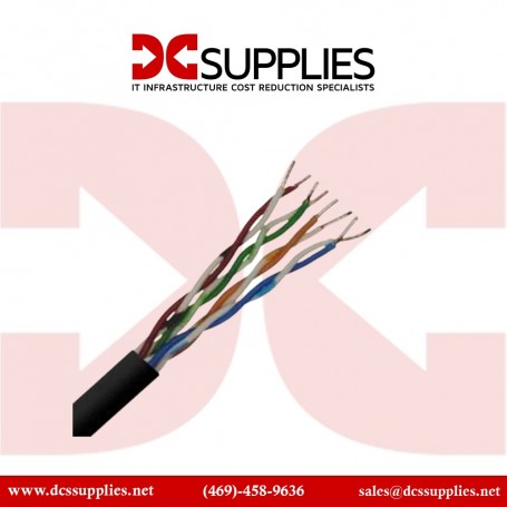 Belkin A7J304-1000-BLK CAT 5e Bulk Patch Cable 1000-Ft Black Stranded (A7J304-1000-BLK)