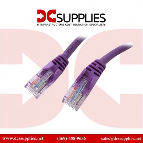 Belkin A3L791-10-PUR CAT 5e RJ45 Patch Cable 10-Ft Purple (A3L791-10-PUR)