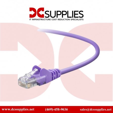 Belkin A3L791-10-PUR CAT 5e RJ45 Patch Cable 10-Ft Purple (A3L791-10-PUR)