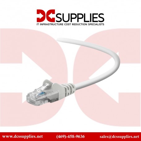 Belkin A3L791-14-WHT-S 14-Feet 10/100BT RJ45M/RJ45M CAT5E Snagless Patch Cable (White) (A3L791-14-WHT-S)