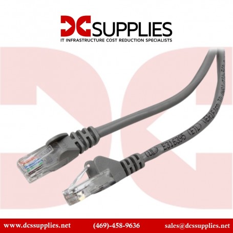 Belkin A3L791-05-S CAT 5e RJ45 Patch Cable 5-Ft Gray Snagless (A3L791-05-S)