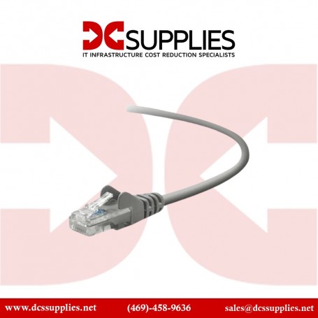 Belkin A3L791-05-S CAT 5e RJ45 Patch Cable 5-Ft Gray Snagless (A3L791-05-S)