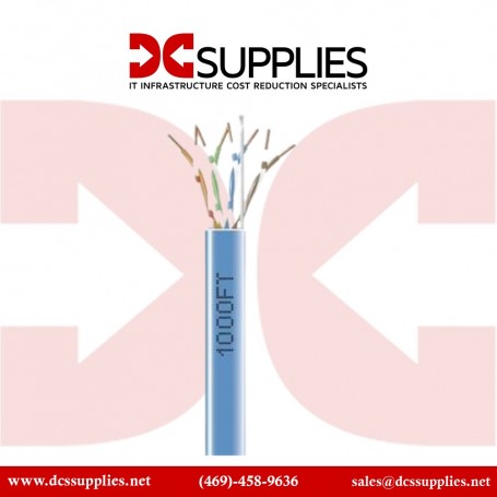 Belkin A7J304-1000-BLU 1000-Foot Cat5e PVC Stranded UTP Bulk Networking Cable (Blue) (A7J304-1000-BLU)