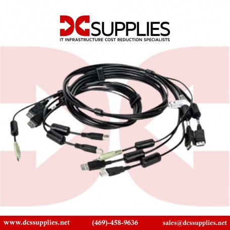 Vertiv AVOCENT CBL0117 KVM Cable, Dual HDMI and Audio, 10 ft (CBL0117)