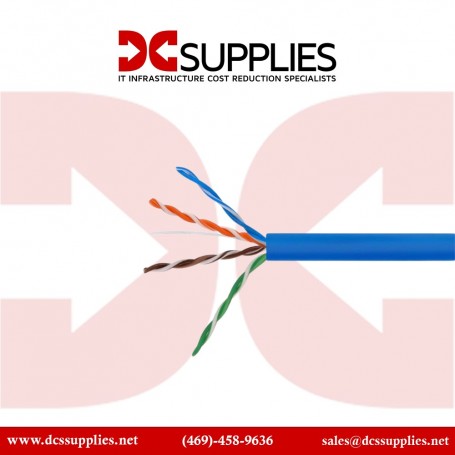 Belkin A7L704-1000-BLU CAT 6 Horizontal Bulk Cable 1000-Ft Blue Solid (A7L704-1000-BLU)
