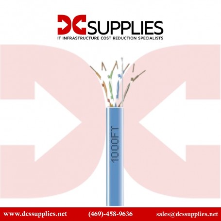 Belkin A7L704-1000-BLU CAT 6 Horizontal Bulk Cable 1000-Ft Blue Solid (A7L704-1000-BLU)