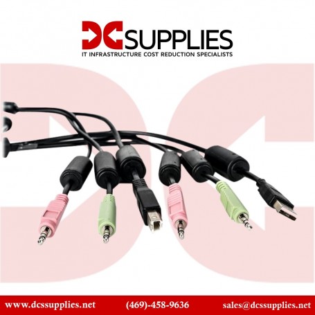 Vertiv CBL0121 10FT Cable Assembly 2-DVI-I/1-USB/2-Audio (CBL0121)