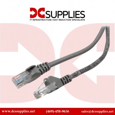 Belkin A3L791-01-S RJ45 CAT 5e Patch Cable 1-Ft Gray Snagless (A3L791-01-S)