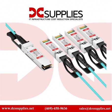 Axiom JNP-40G-AOC-5M-AX QSFP+ Active Optical Cable InfiniBand Fibre Optic 40GBase-AOC (JNP-40G-AOC-5M-AX)