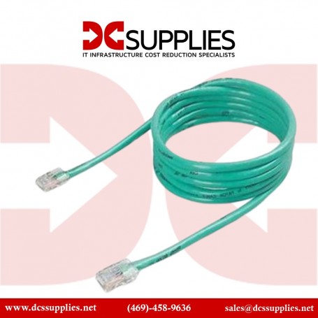 Belkin A3L980-15-GRN CAT6 Snagless Patch Cable RJ45M/RJ45M 15ft Green (A3L980-15-GRN)