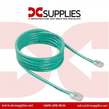 Belkin A3L980-15-GRN CAT6 Snagless Patch Cable RJ45M/RJ45M 15ft Green (A3L980-15-GRN)