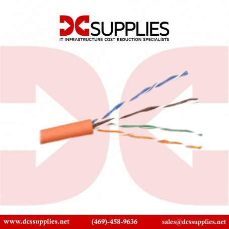 Belkin A7L504-1000-ORG CAT 5e Horizontal UTP Bulk Cable 1000-Ft Orange (A7L504-1000-ORG)