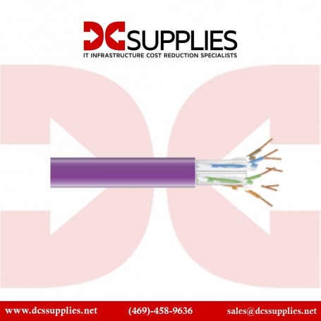 Belkin A7L504-1000-PUR CAT 5e Horizontal UTP Bulk Cable 1000-Ft Purple Standard (A7L504-1000-PUR)