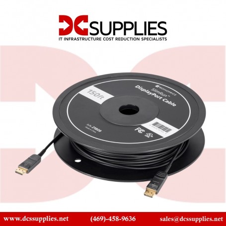 Monoprice 21809 DisplayPort cable 1800" (45.7 m) Black (21809)