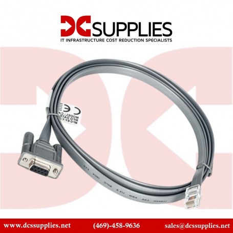 Vertiv  CAB0036  RJ45 to DB9F 6 Cross Cable Comp with All Cyclade Serial Products (CAB0036)