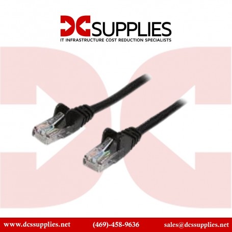 Belkin A3L980-08-BLK-S 8FT CAT6 Black Snagless Patch Cable RJ45 M M (A3L980-08-BLK-S)