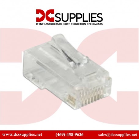 Belkin R6G099-LB-100 RJ45 CAT 6 Mod Plug 8P8Cw/Load Barsolid/Strand Smokey 100-pack (R6G099-LB-100)