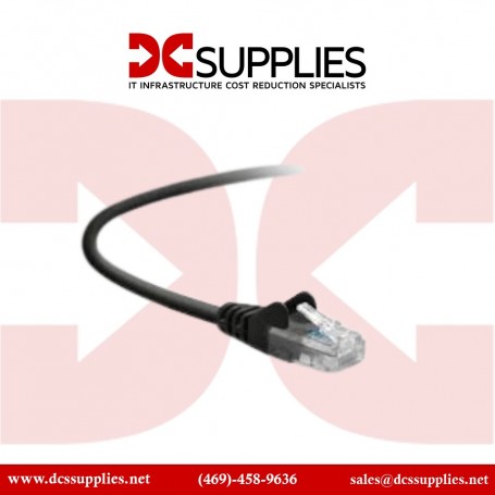 Belkin A3L980B25-BLK-S 25 CAT6 Snagless Patch Cable 4PAIR RJ45M/M Black (A3L980B25-BLK-S)