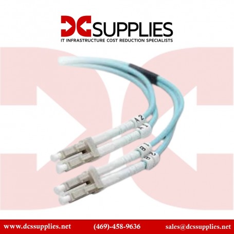 Belkin F2F402LL-10M-G 10M Lo MMF Aqua Fo Cable LC/LC 50/125 10GB (F2F402LL-10M-G)