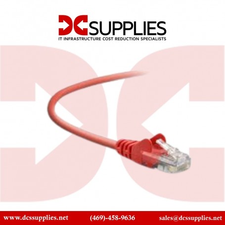 Belkin A3L791-12-RED CAT 5e RJ45 Patch Cable Red 12-Ft (A3L791-12-RED)