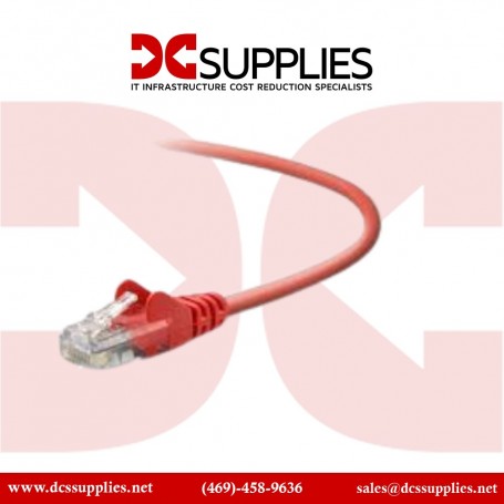 Belkin A3L791-12-RED CAT 5e RJ45 Patch Cable Red 12-Ft (A3L791-12-RED)