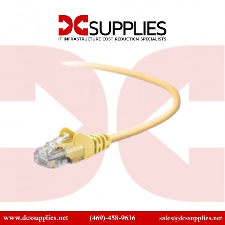 Belkin A3L791-02-YLW CAT5e RJ45 Patch Cable 2-Ft - Yellow (A3L791-02-YLW)