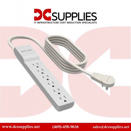 Belkin BE106000-06R 6-Oulet Commercial Surge Protector with 6-Foot Cord (BE106000-06R)