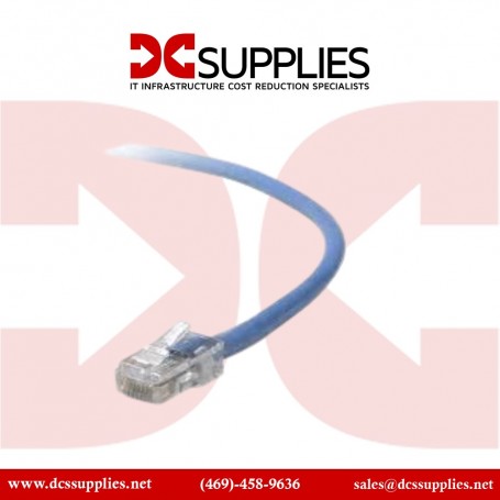 Belkin A3L980-40-BLU-S CAT6 Snagless Patch Cable RJ45M/RJ45M 40ft Blue (A3L980-40-BLU-S)
