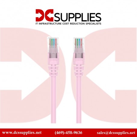 Belkin A3L980-25-PNK-S CAT6 Snagless Patch Cable RJ45M/RJ45M  25 (A3L980-25-PNK-S)