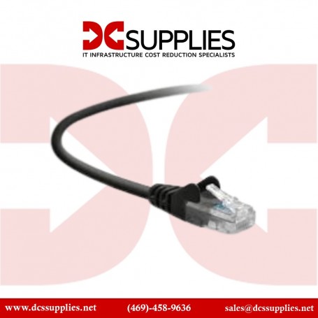 Belkin A3L980B03-BLK-S 3FT CAT6 Black Snagless Patch Cable 4PAIR RJ45M/M (A3L980B03-BLK-S)