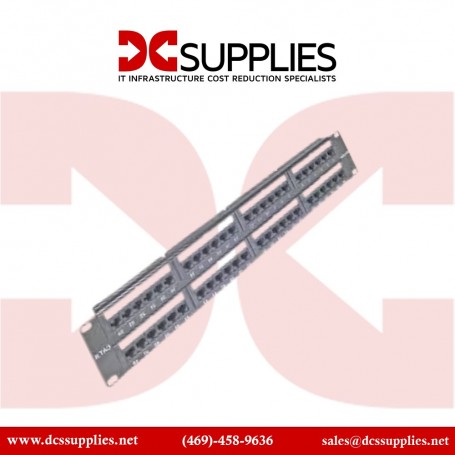 Belkin F4P638-48-AB5 48-Port CAT6 Mod Patch Panel 568AB RJ45 (F4P638-48-AB5)