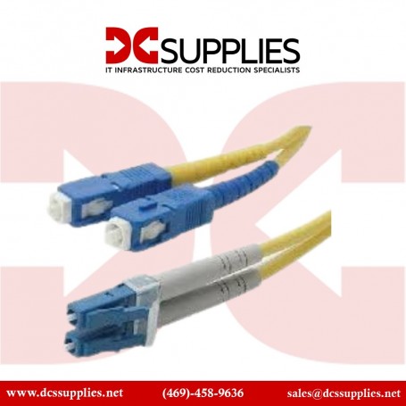Belkin F2F80207-10M Duplex Fiber Optic Cable /ST/SC/8.3/125/ 10M (F2F80207-10M)