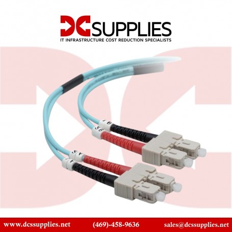 Belkin F2F40277-02M-G Fiber Patch Cable SC/SC1 10 Gig Aqua 2M 50/125 (F2F40277-02M-G)