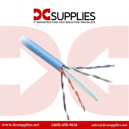 Belkin A7L704-500-P CAT6 Solid Bulk CABLE4PR 24AWG 500 Plenum (A7L704-500-P)