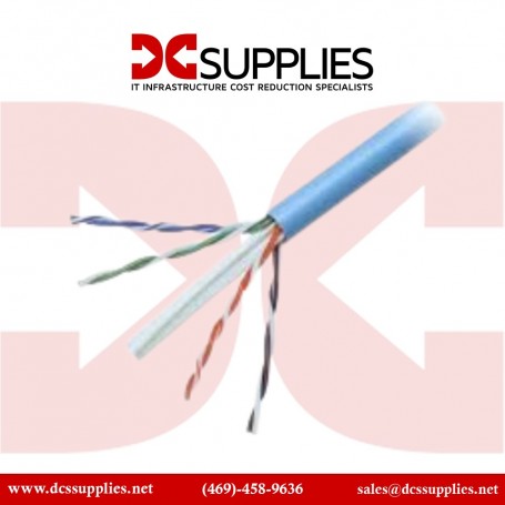 Belkin A7L704-500-P CAT6 Solid Bulk CABLE4PR 24AWG 500 Plenum (A7L704-500-P)
