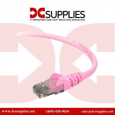 Belkin A3L980-15-PNK-S 15FT CAT6 Snagless Patch Cable UTP Pink PVC Jacket (A3L980-15-PNK-S)