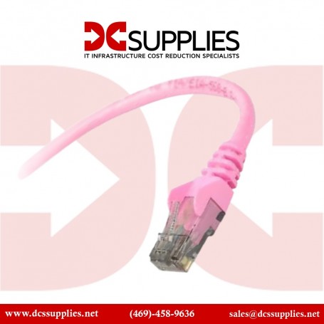 Belkin A3L980-15-PNK-S 15FT CAT6 Snagless Patch Cable UTP Pink PVC Jacket (A3L980-15-PNK-S)