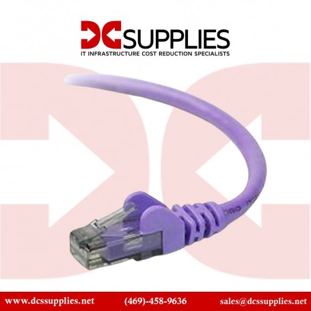 Belkin A3L980-10-PUR-S CAT 6 Snagless Patch Cable Purple 10-Ft (A3L980-10-PUR-S)