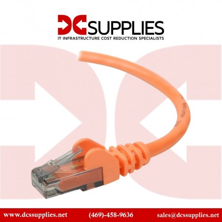 Belkin A3L980-01-ORG-S CAT6 Patch Cable, Orange, Snagless, 1FT (A3L980-01-ORG-S)