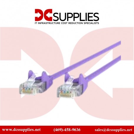 Belkin A3L980-07-PUR-S CAT6 Snagless Patch Cable RJ45M/RJ45M 7 Purple (A3L980-07-PUR-S)